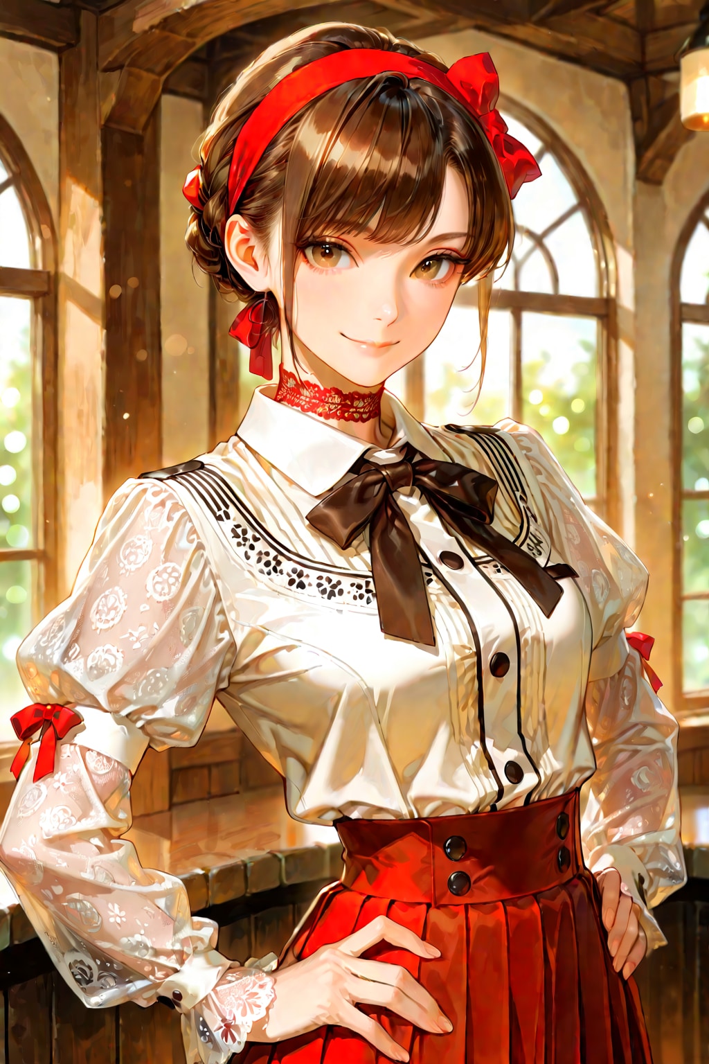 Café Lady ☕ 3 | の人気AIイラスト・グラビア