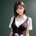 清楚な美人先生 4枚目