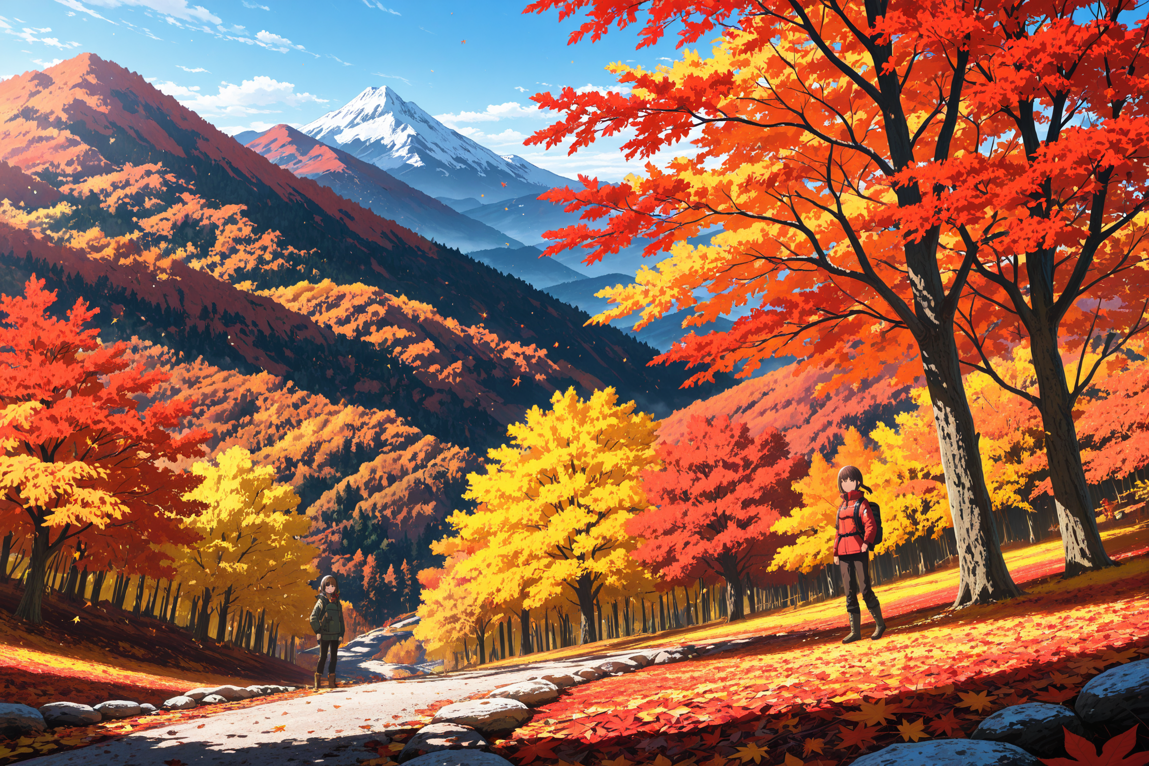 紅葉狩り | の人気AIイラスト・グラビア