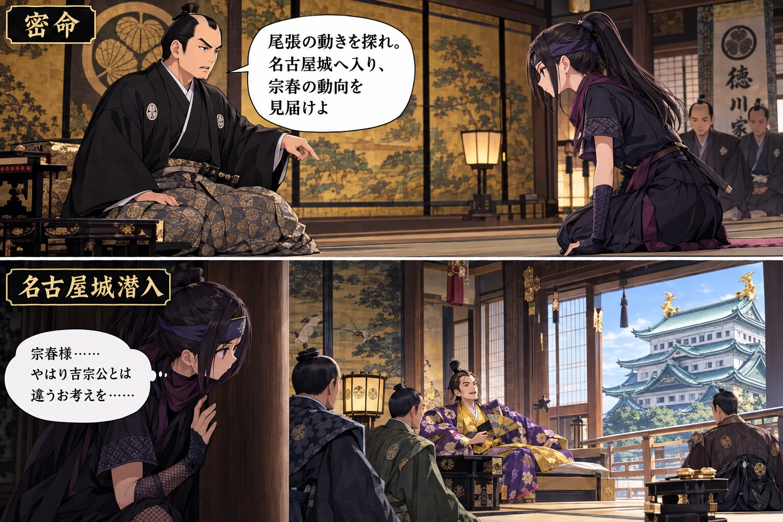 徳川吉宗の御庭番のくノ一忍者 | の人気AIイラスト・グラビア