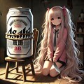 ビール缶を拷問する小さな魔族の女の子 6枚目