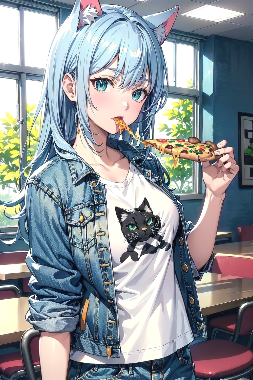 私の好物です🐱🍕
