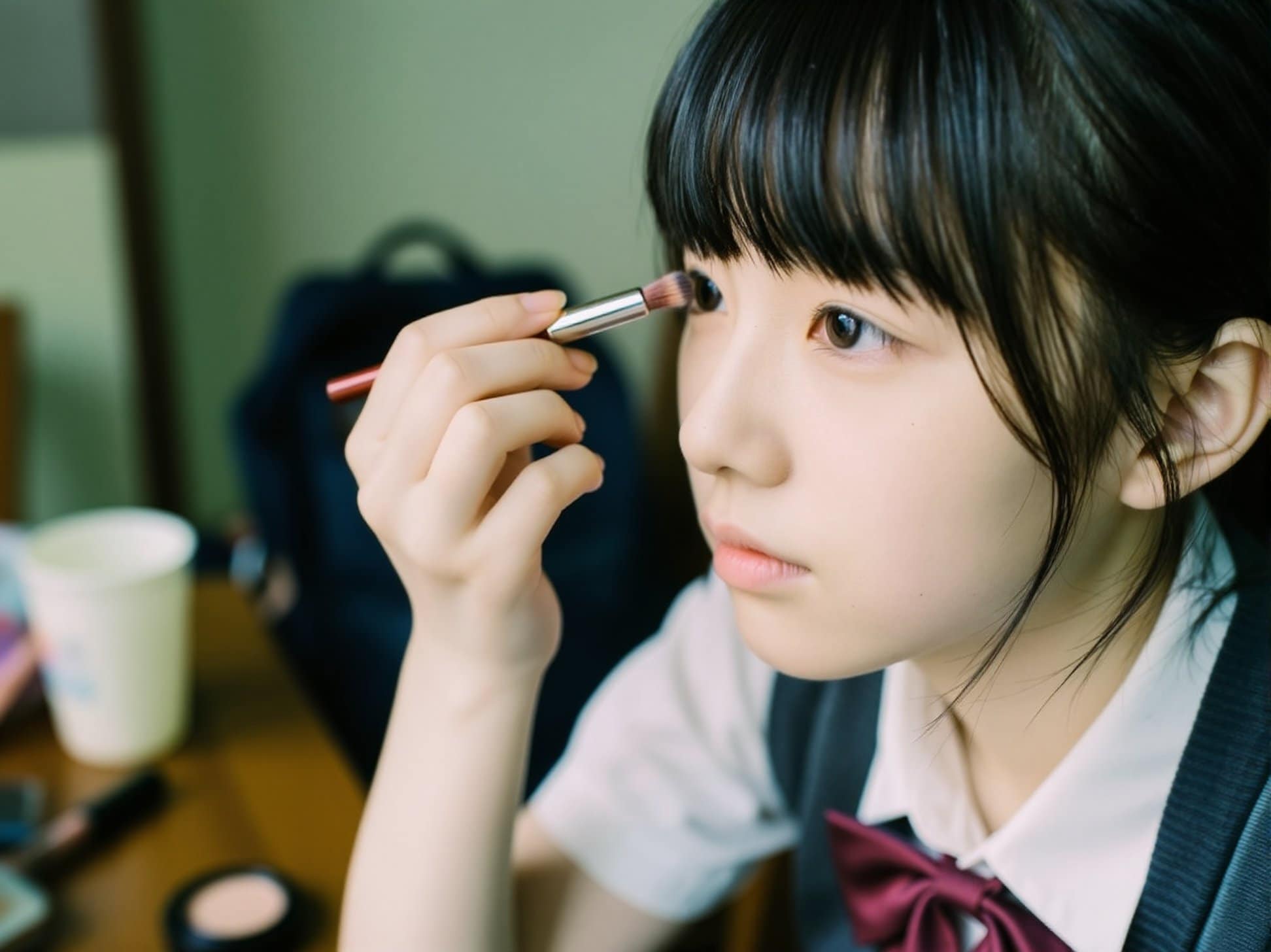 メイクの練習中 | の人気AIイラスト・グラビア