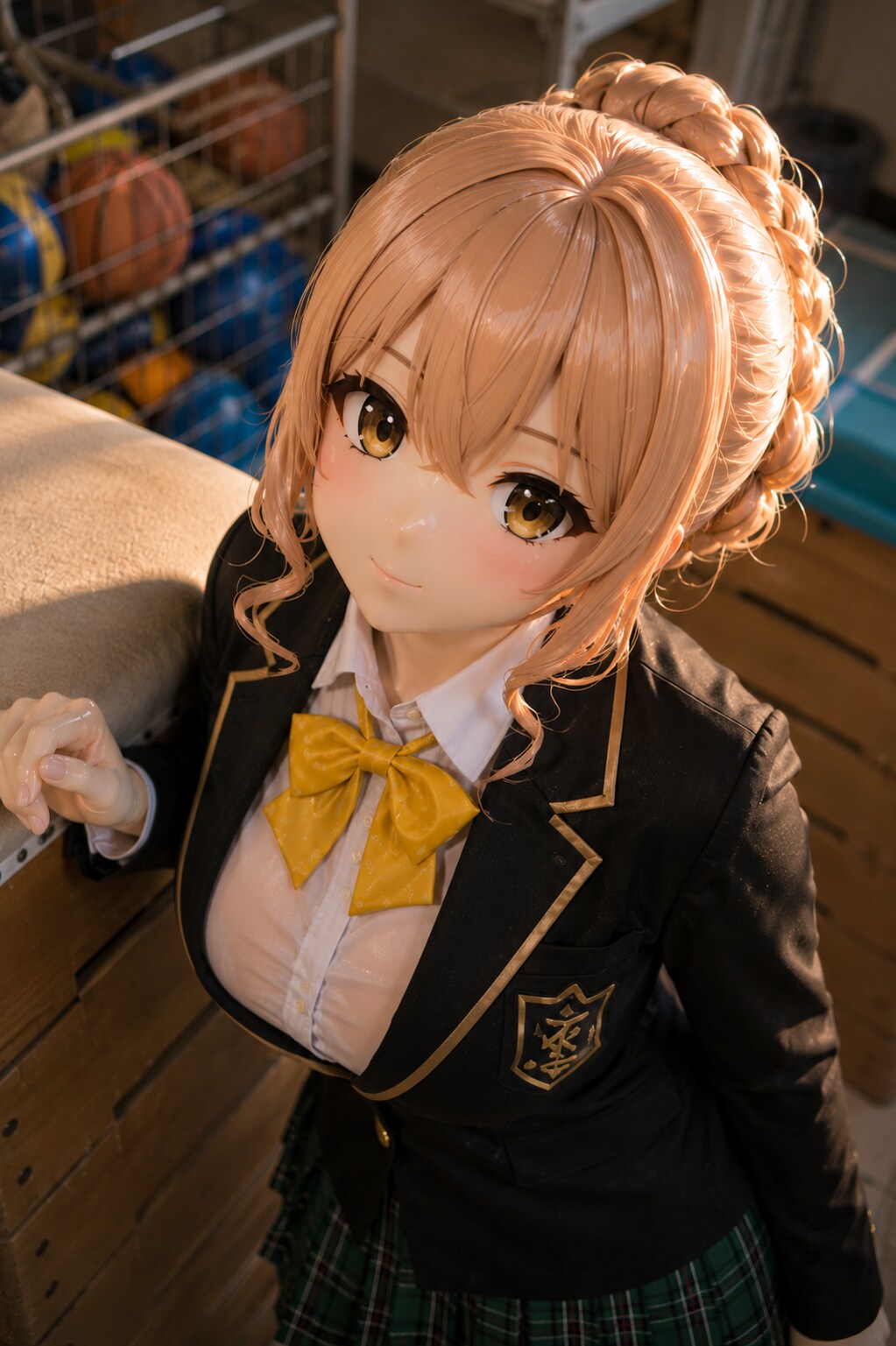 着ぐるみで万里奈ちゃんに！