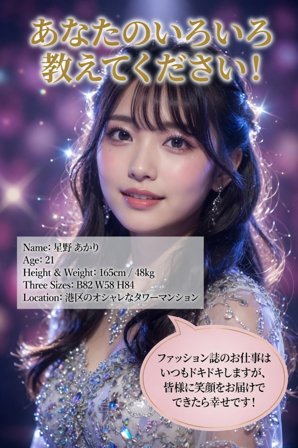 私のお仕事図鑑ミニ_アイドル星野あやか