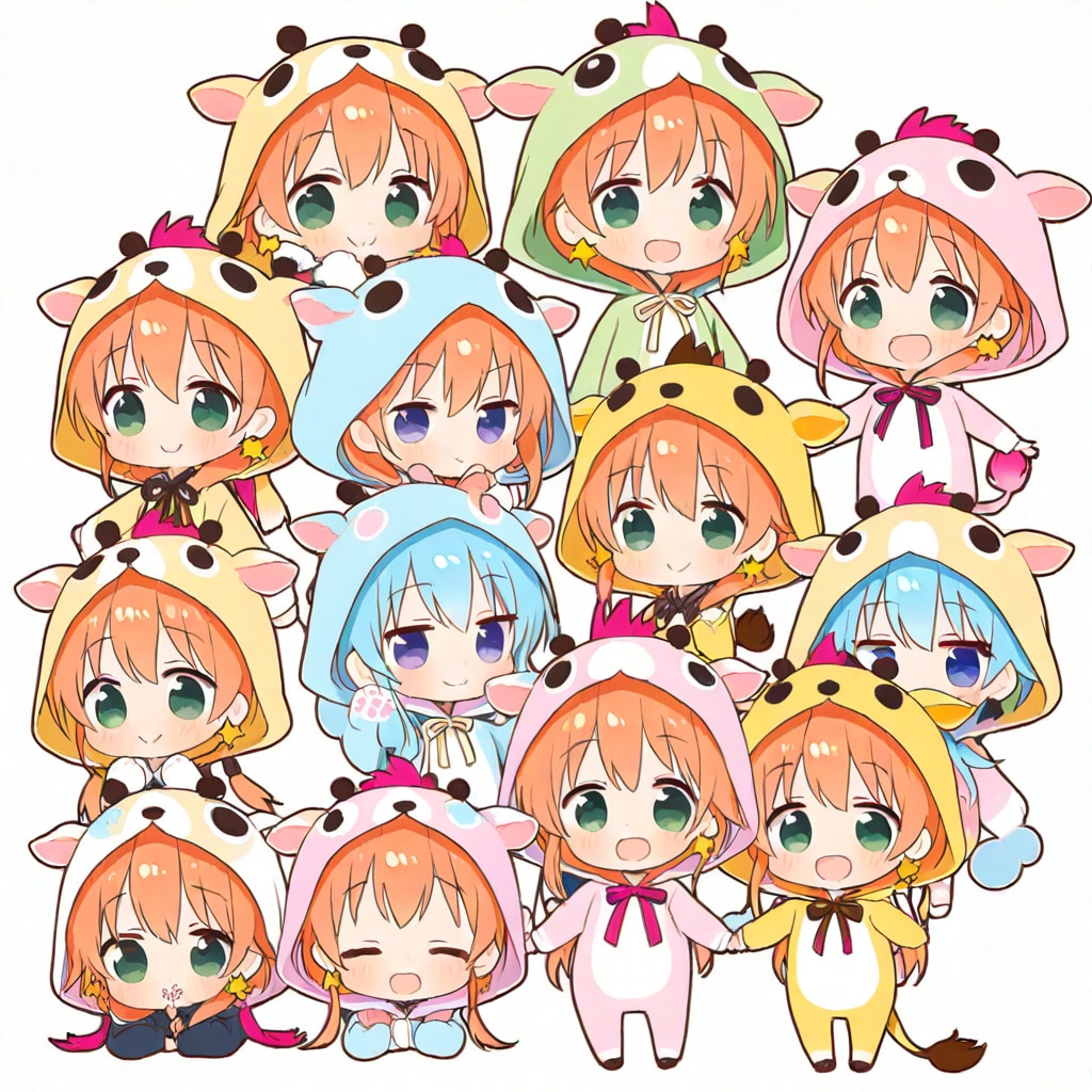 着ぐるみちび子ちゃん大集合