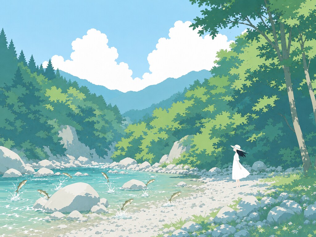 夏空と少女110