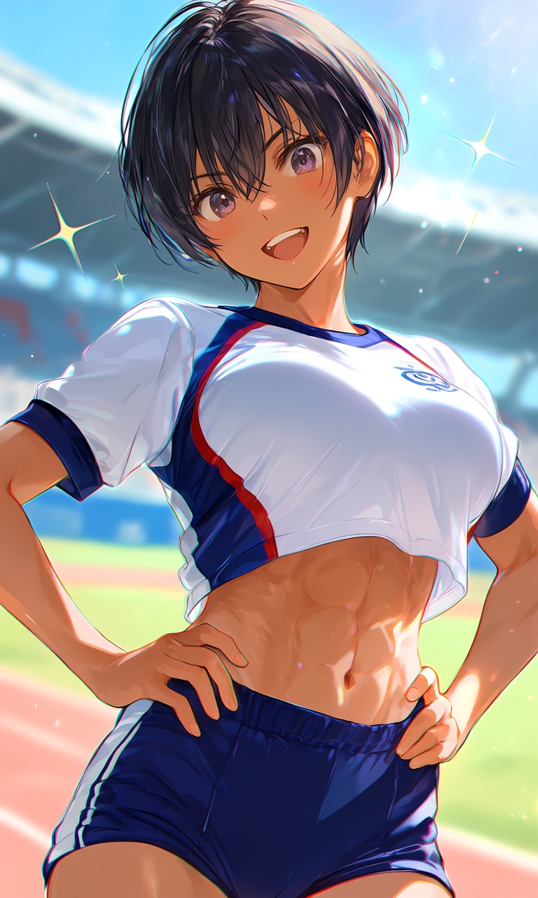 陸上部女子へご褒美