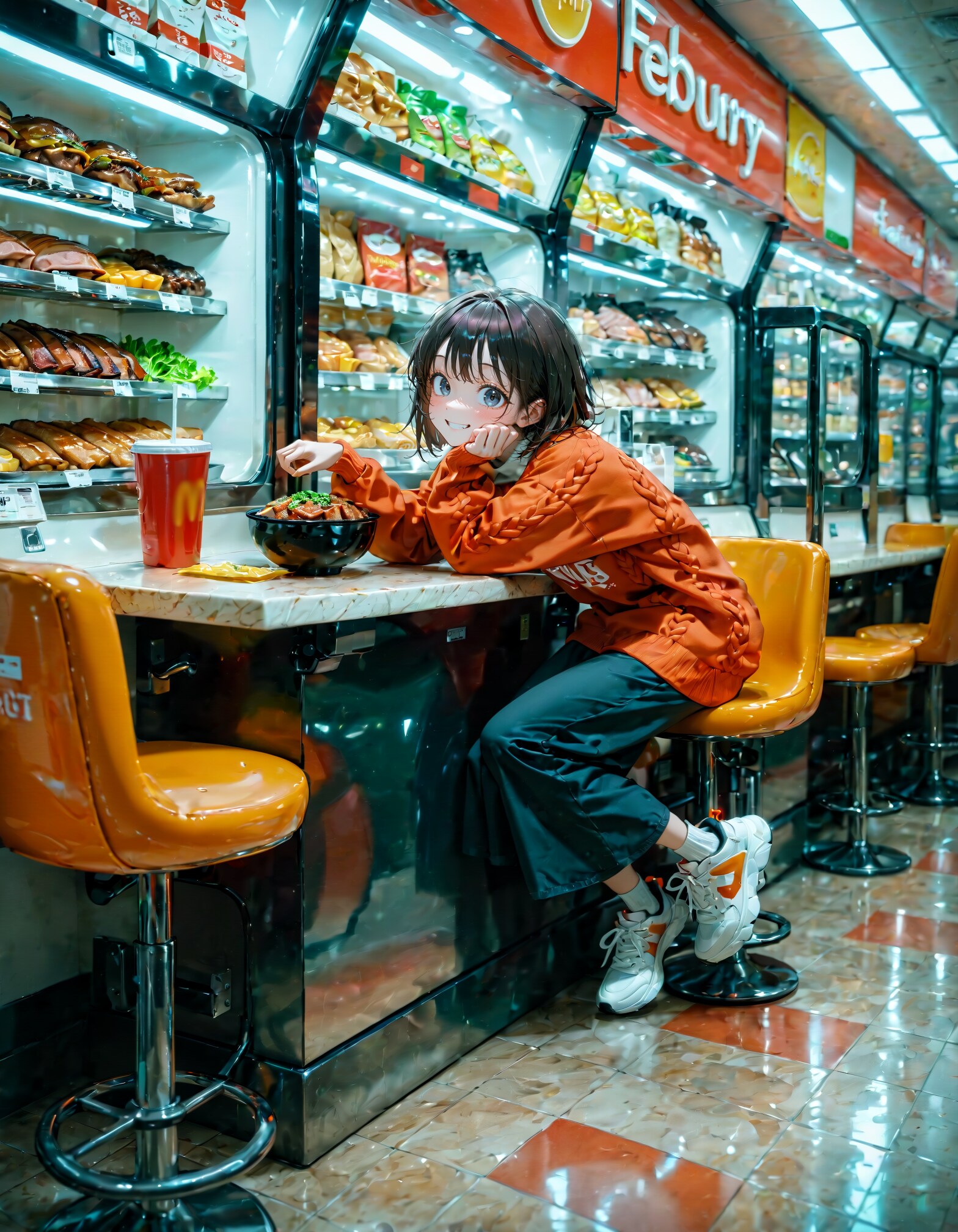 今日は豚丼の日。ニットの日 | の人気AIイラスト・グラビア