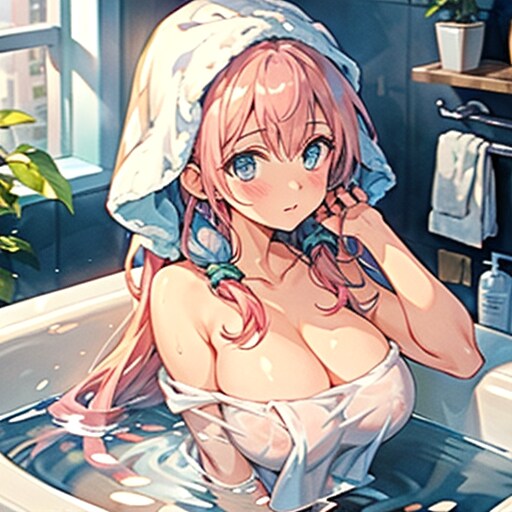 優乃、おはようございます。朝からお風呂…。