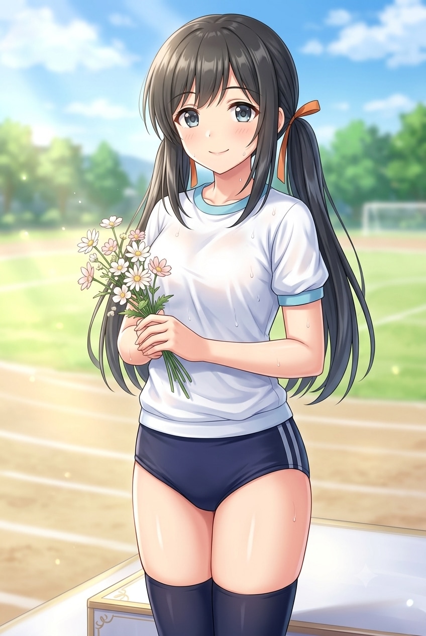 むちむちブルマの美少女