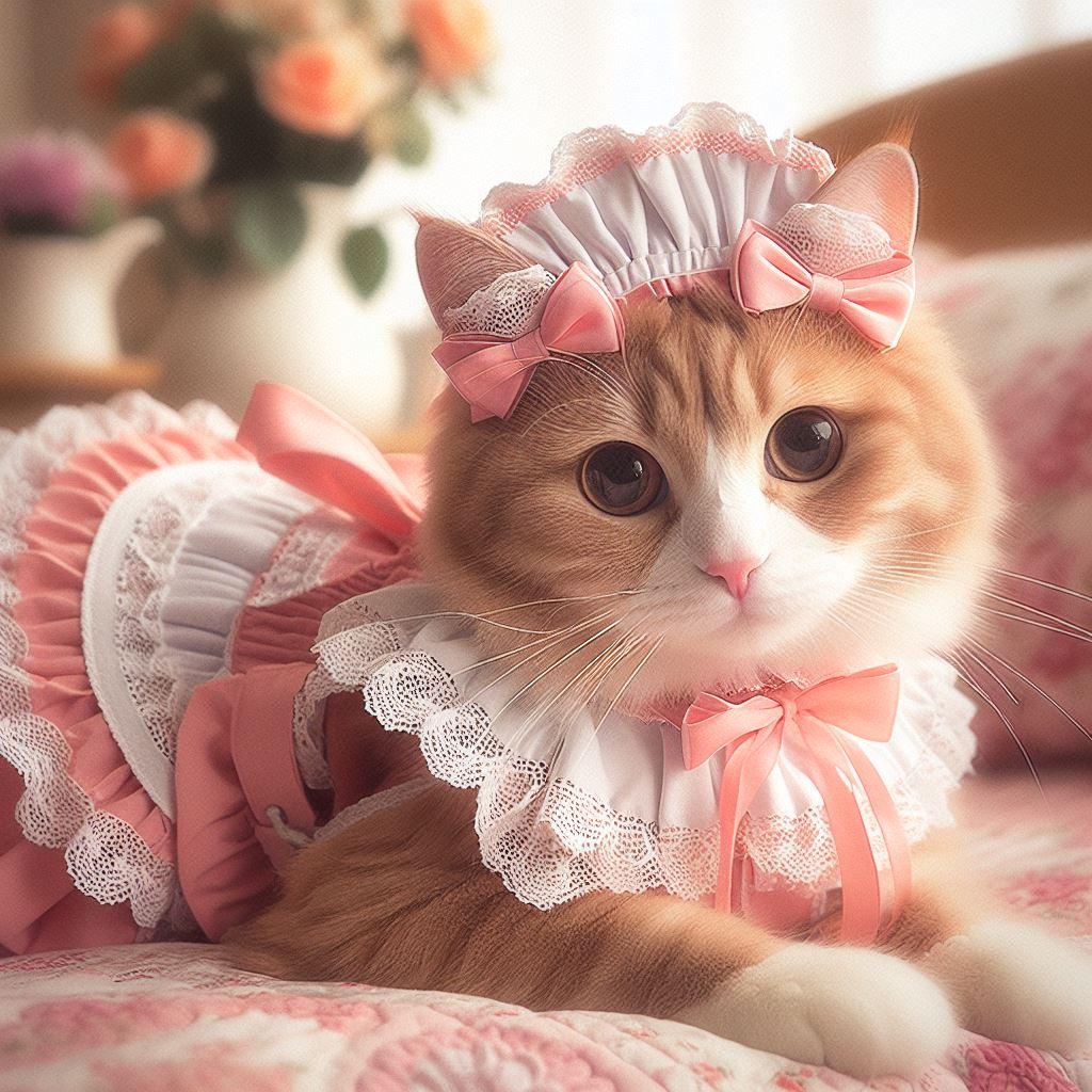 メイド男子猫