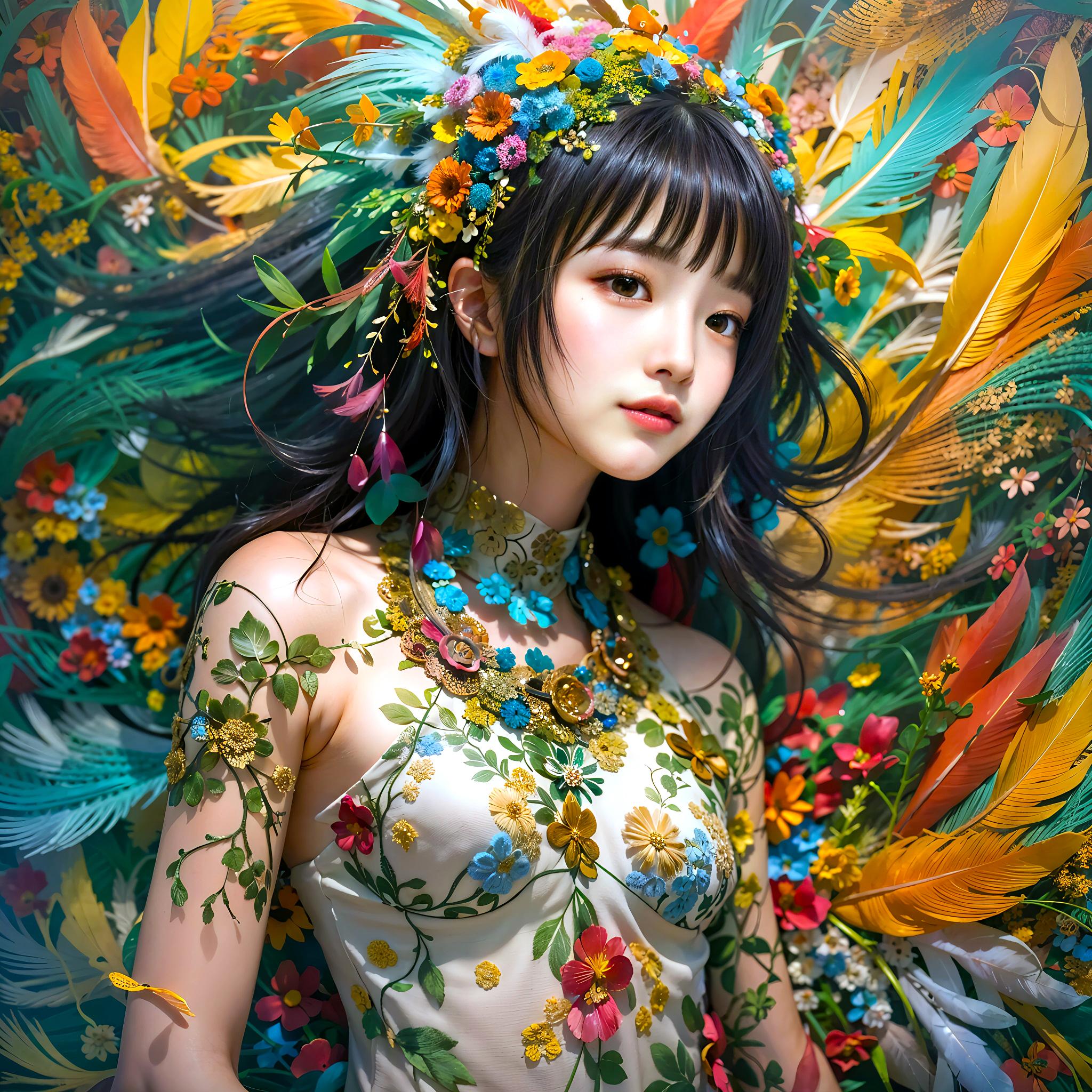 花と少女