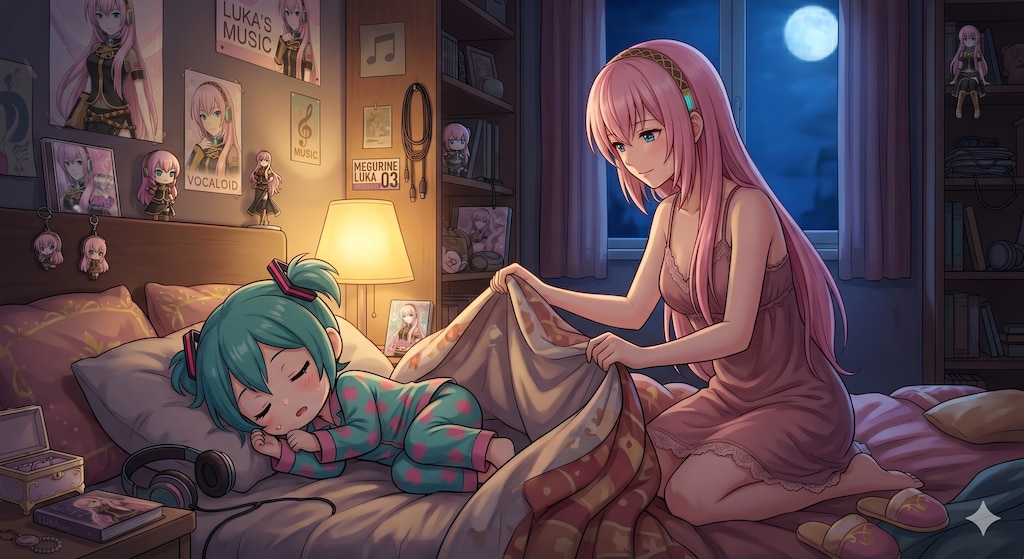 ルカさんちにお泊まり