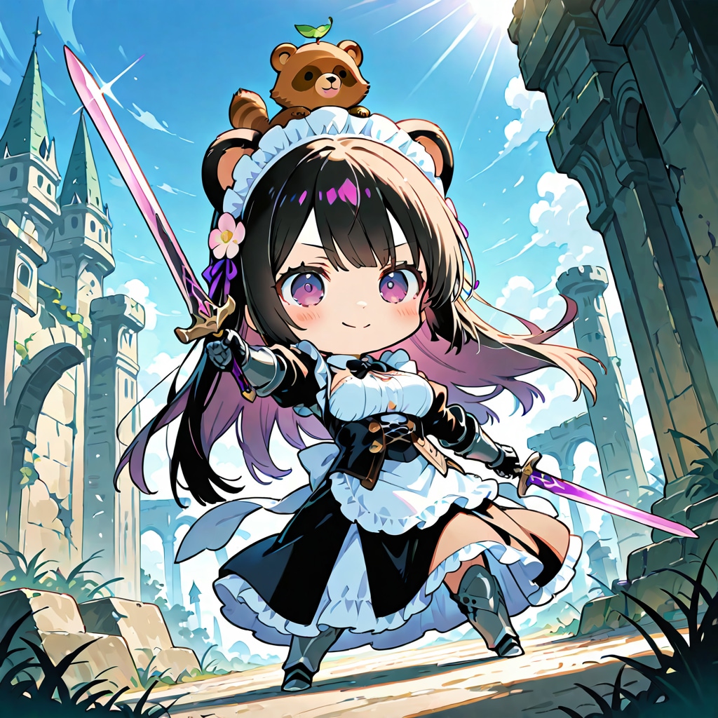 ちびくまみみナイトさん (DAISY) | の人気AIイラスト・グラビア