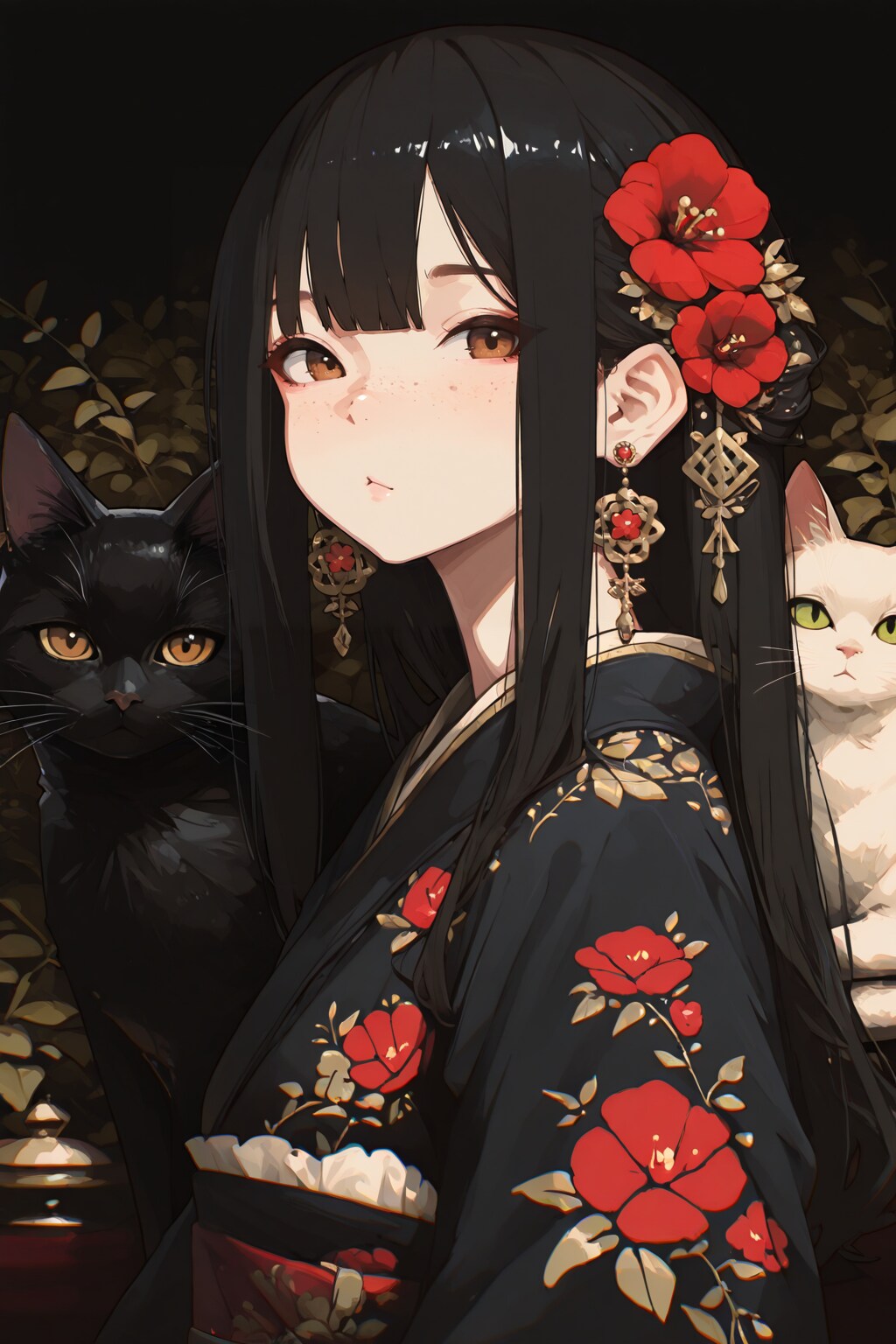 静かな視線 | の人気AIイラスト・グラビア