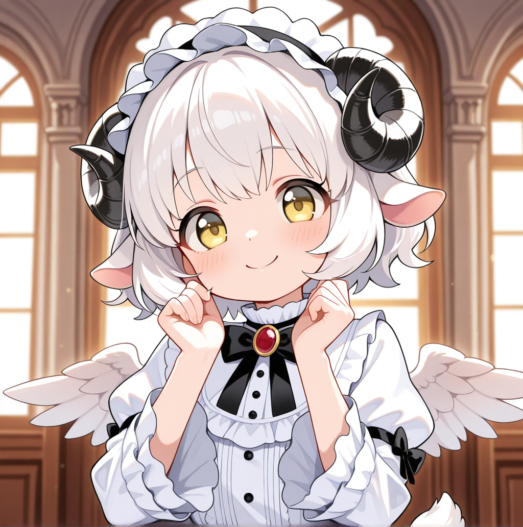 メイちゃんの翼のゴスロリ♡