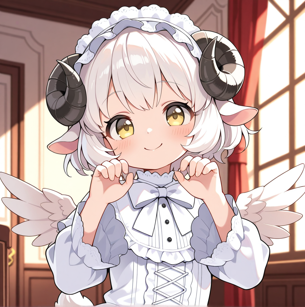 メイちゃんの翼のゴスロリ♡