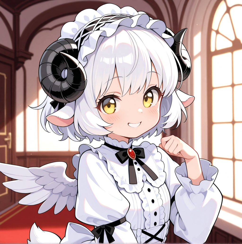 メイちゃんの翼のゴスロリ♡