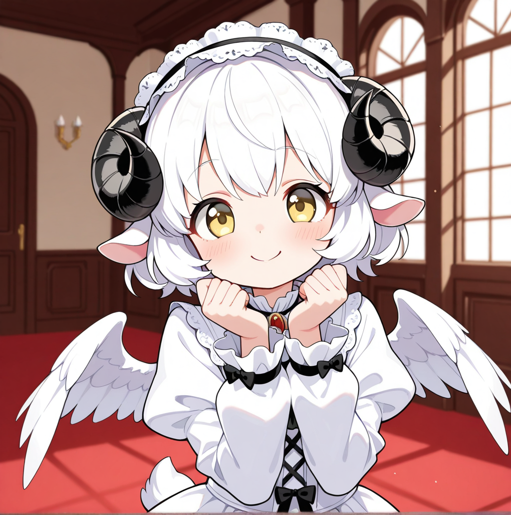 メイちゃんの翼のゴスロリ♡