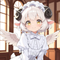 メイちゃんの翼のゴスロリ♡ 3枚目