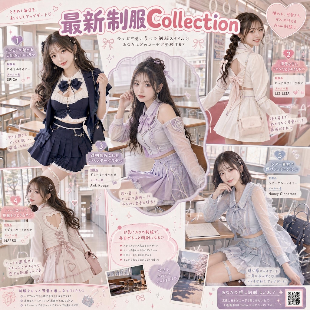 最新高校制服コレクション