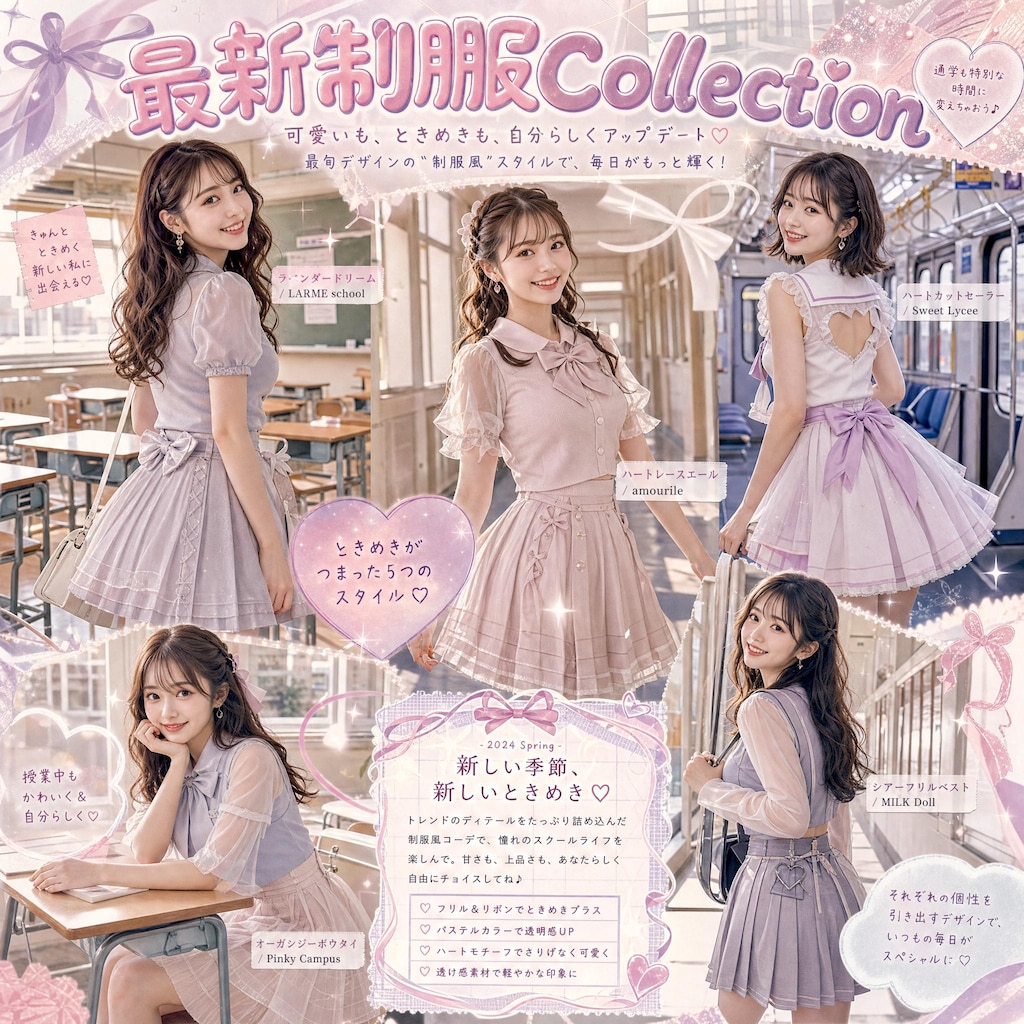 最新高校制服コレクション