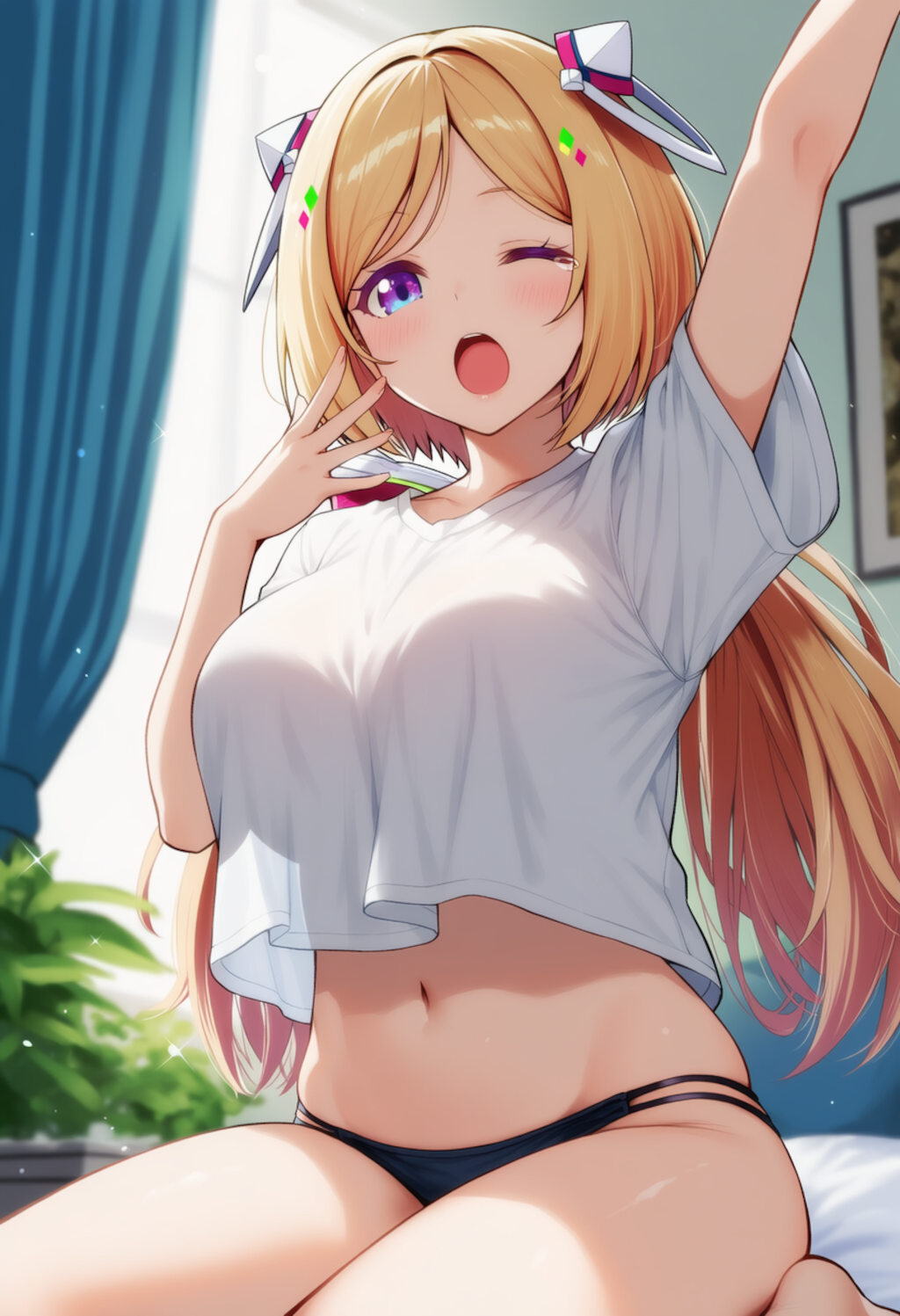 おはよぉ～（アキ・ローゼンタール）