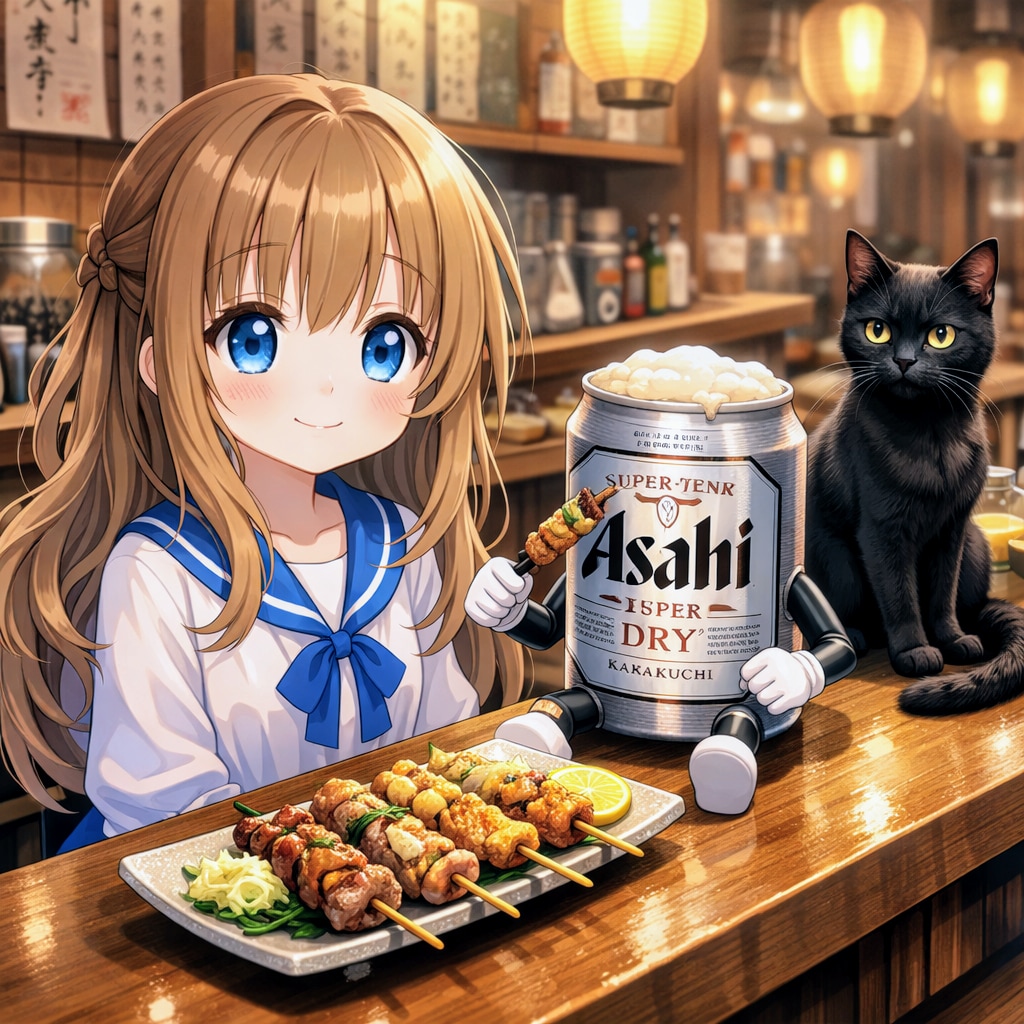 焼鳥屋での小さな女の子