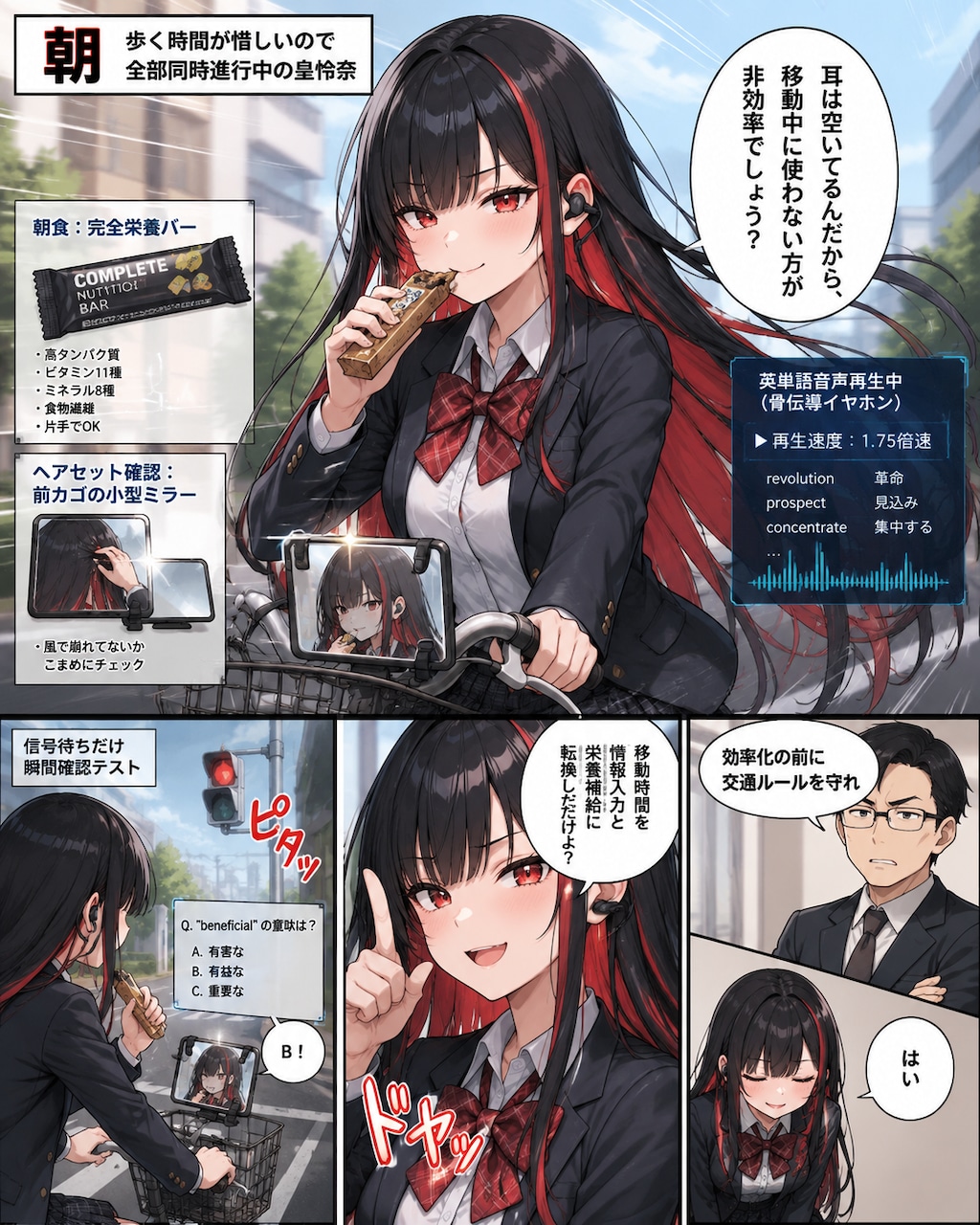 うちの子自己紹介　皇 怜奈(すめらぎ れいな)　全年齢版
