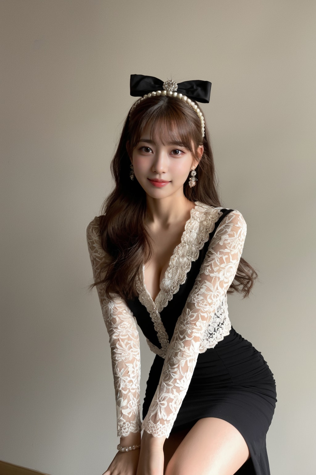 Black dress & negligee ?