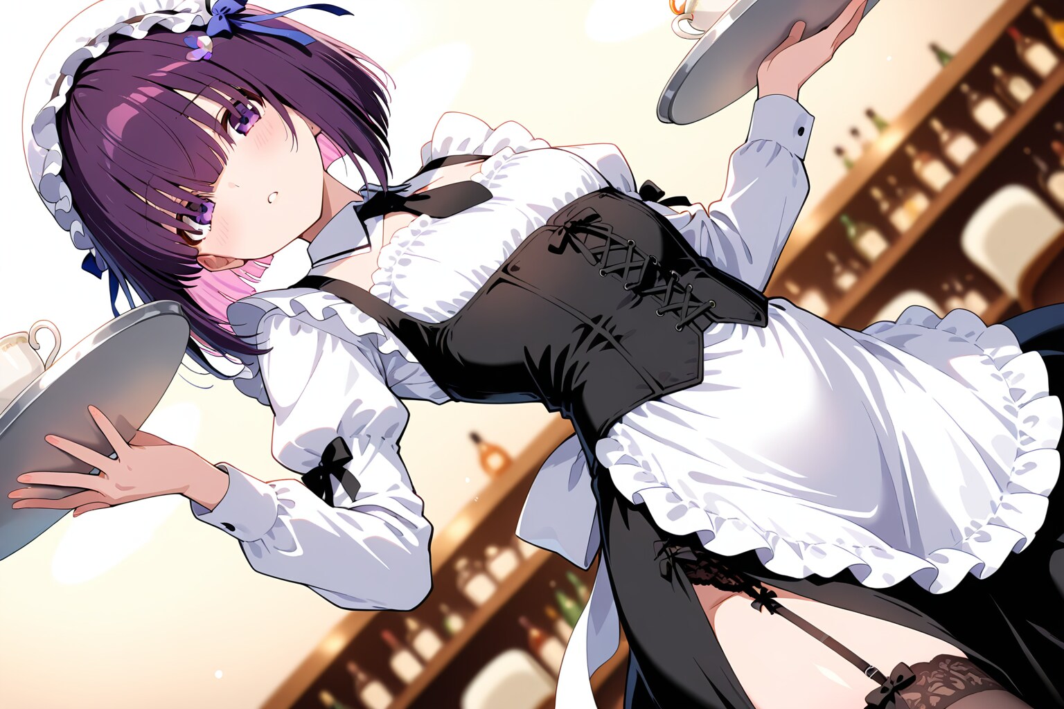 不愛想後輩ちゃん45『メイド給仕』