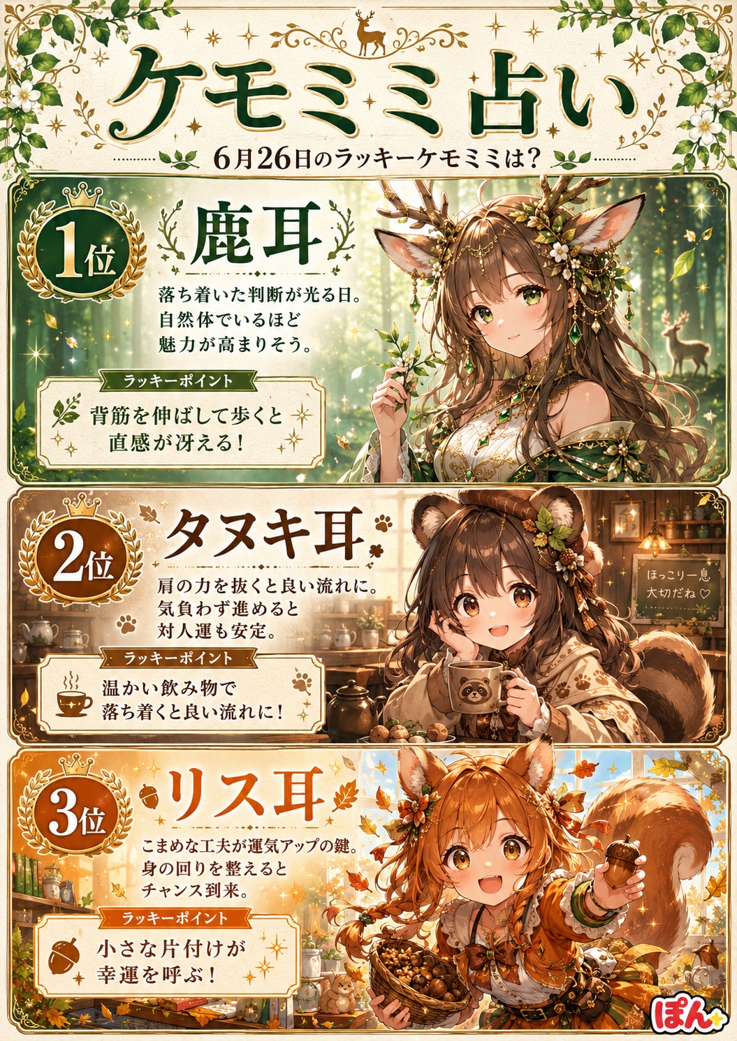 ケモミミ占い