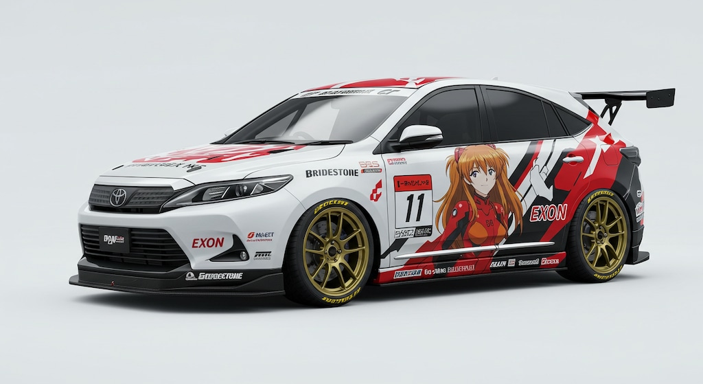 トヨタハリアー新世紀エヴァンゲリオン痛車