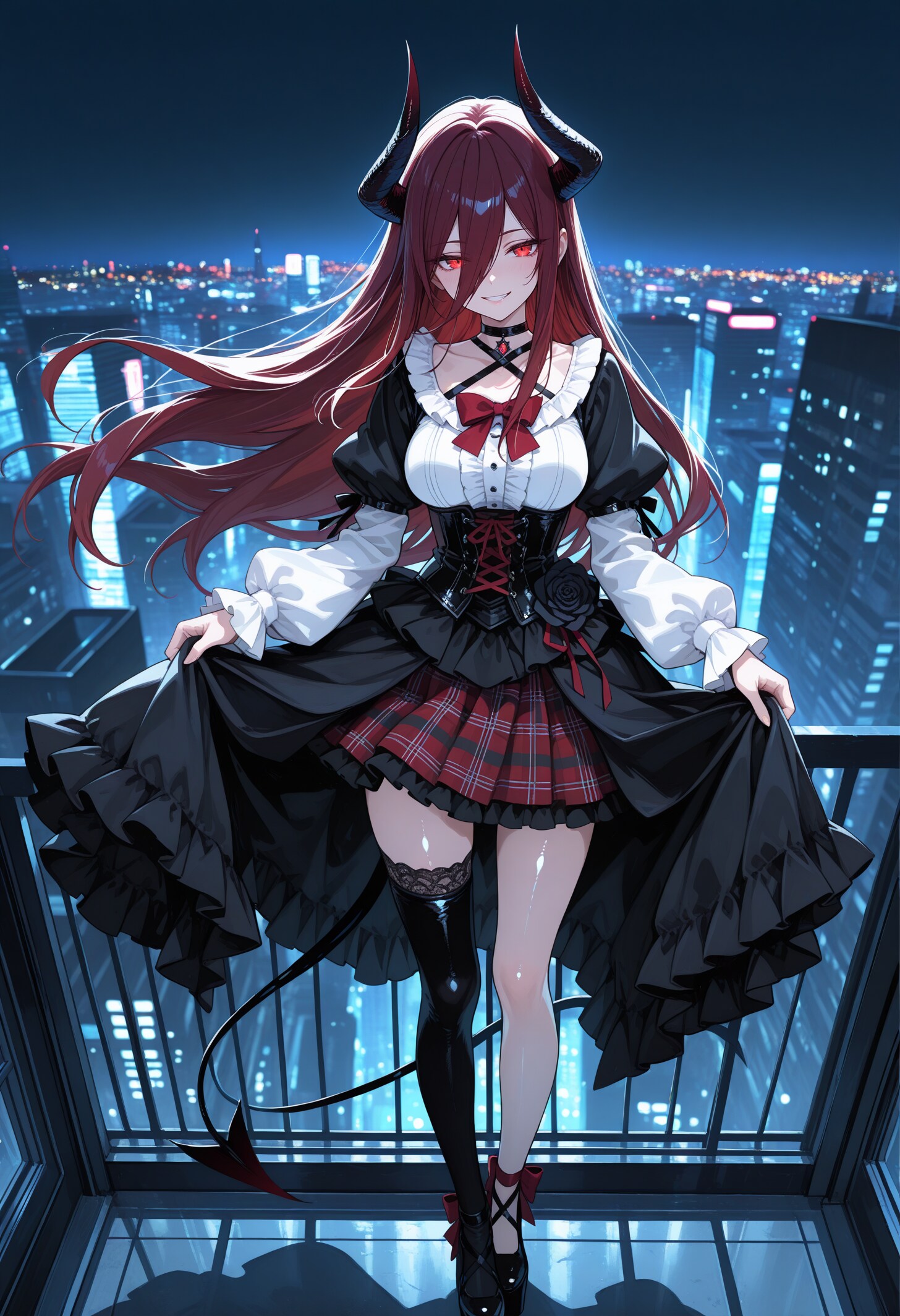 前髪テール