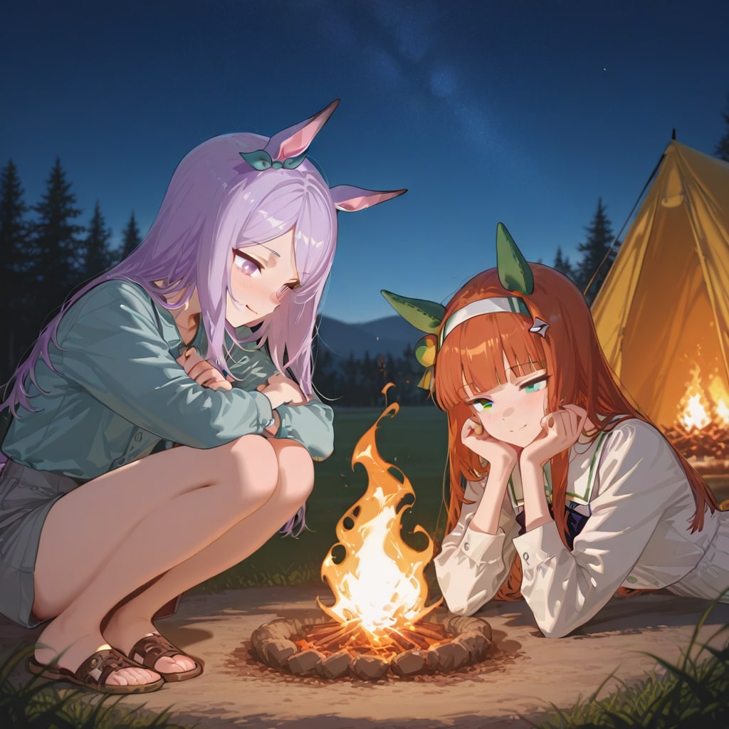 キャンプススカとマックイン