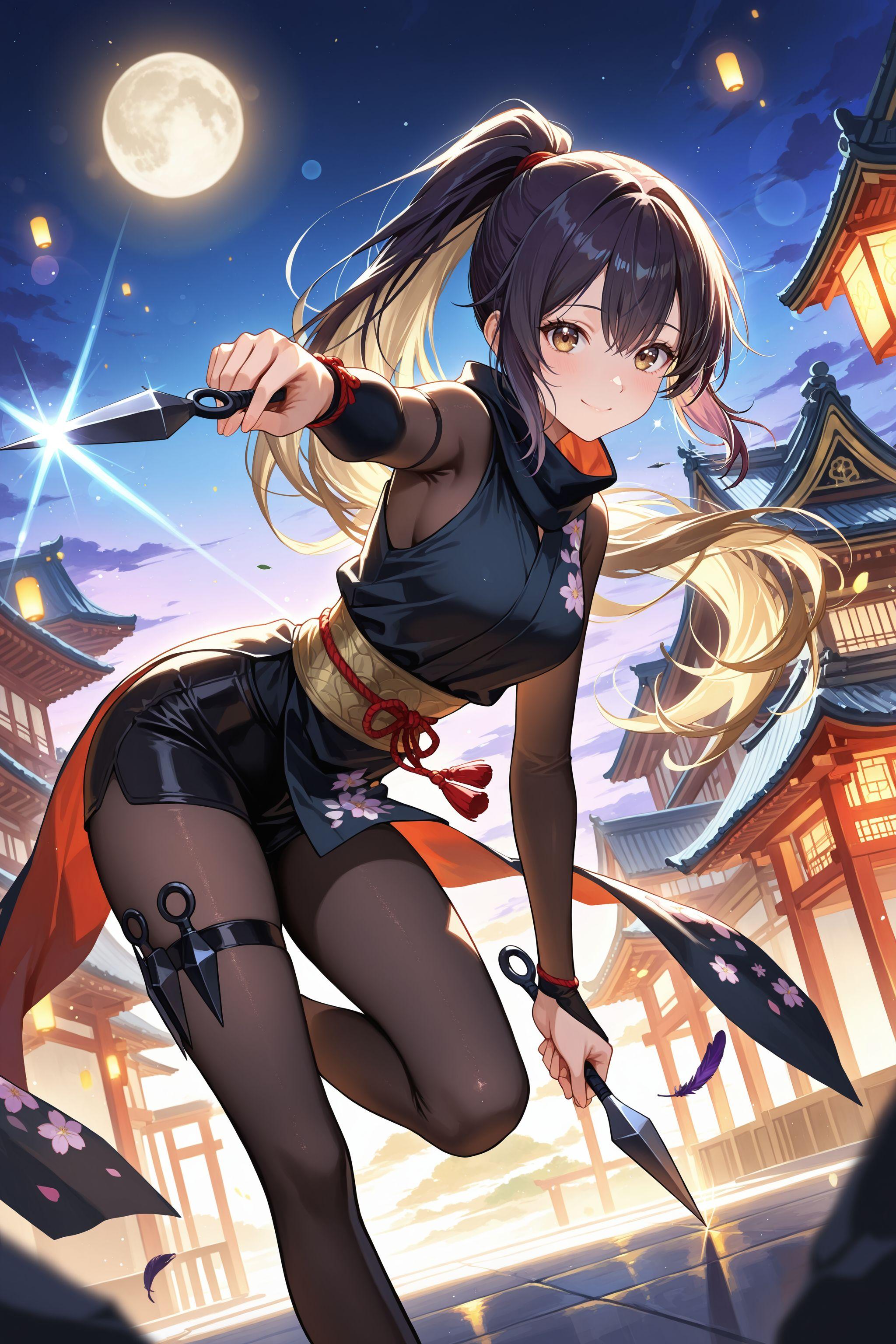 異世界の女忍者さん | の人気AIイラスト・グラビア