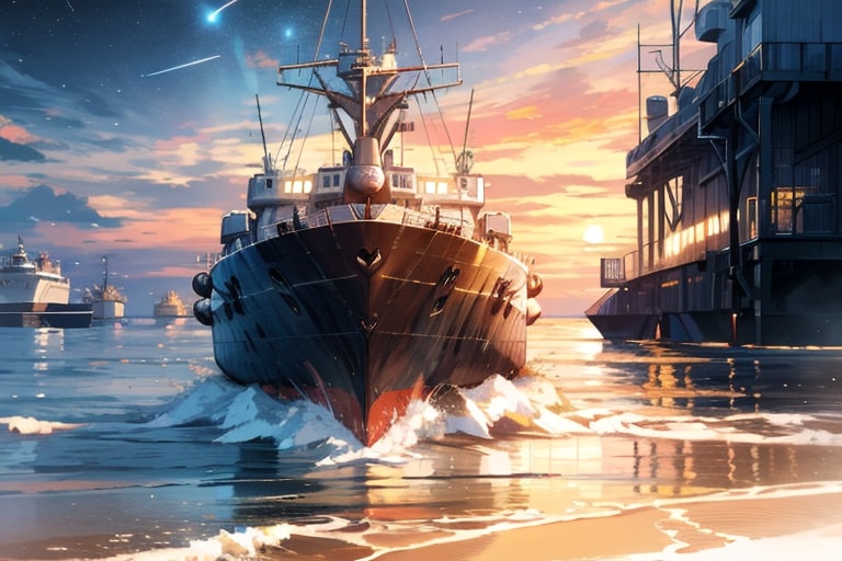 軍艦と星空 | の人気AIイラスト・グラビア