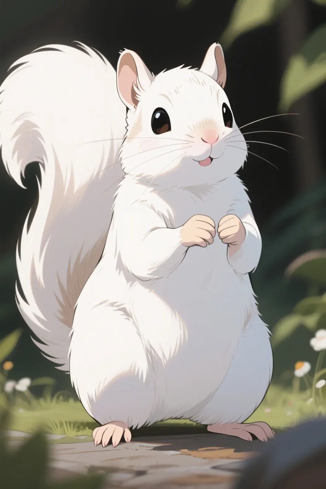 白リス | の人気AIイラスト・グラビア