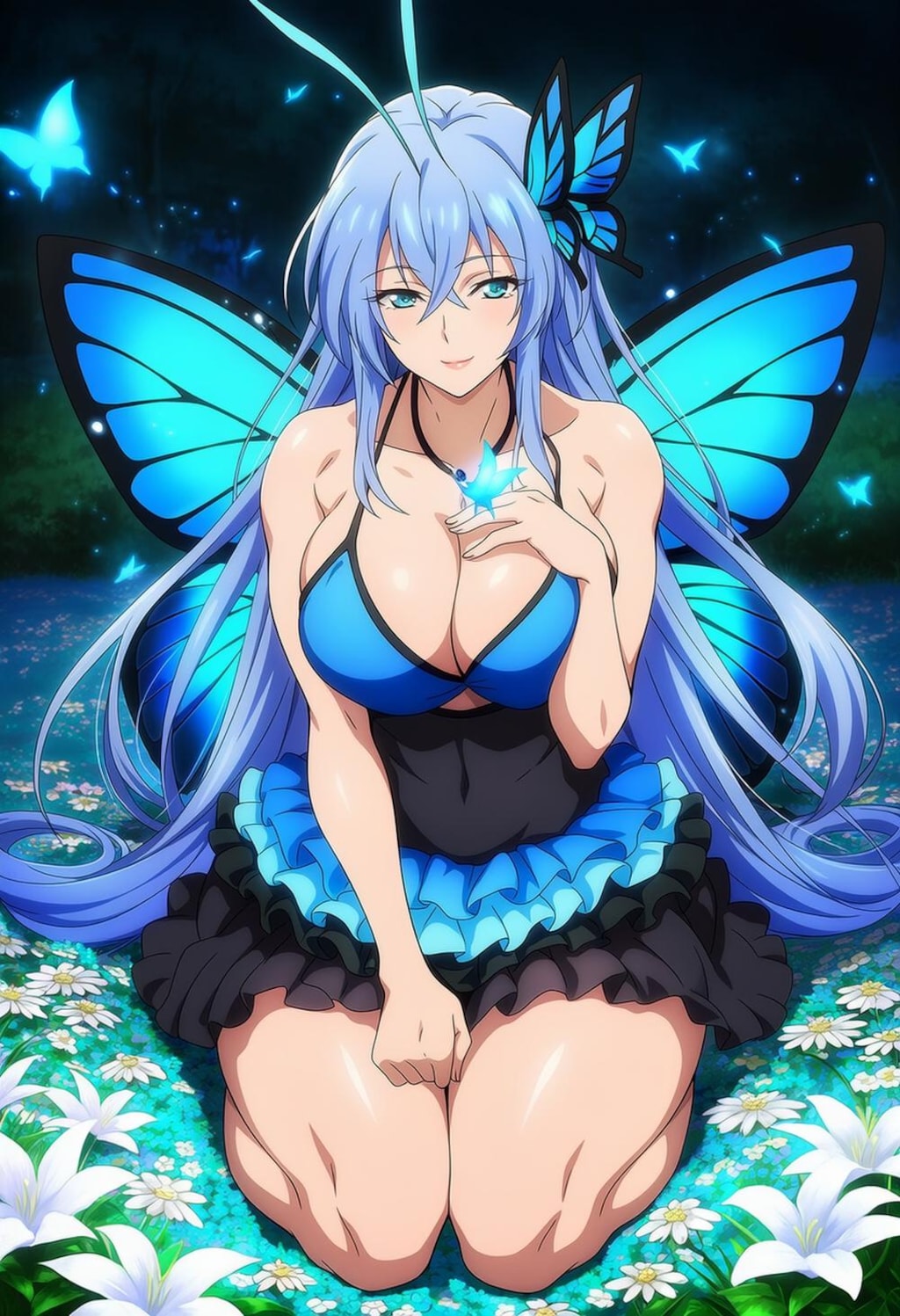 ファンタジードレスコスプレモン娘蝶娘人妻