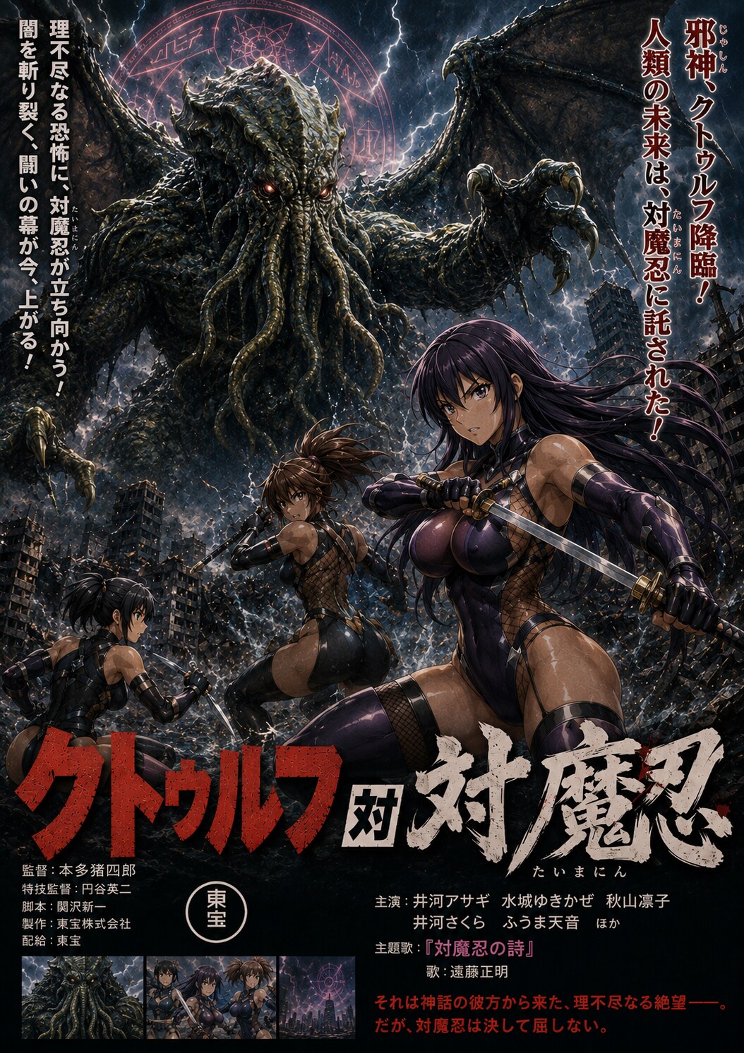 ウソ映画：クトゥルフ対対魔忍