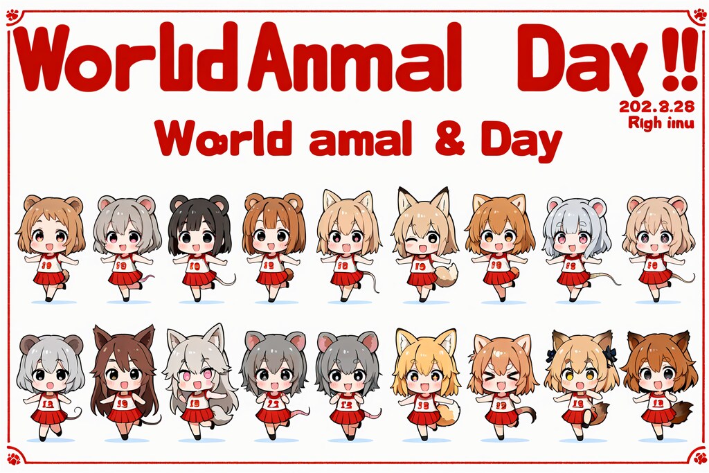 １０月４日は世界動物の日