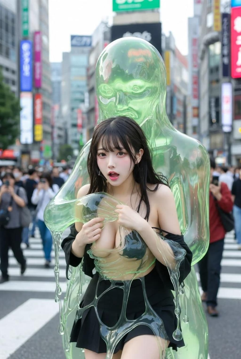 ある日突然、渋谷に地球外生命体が降り立った…