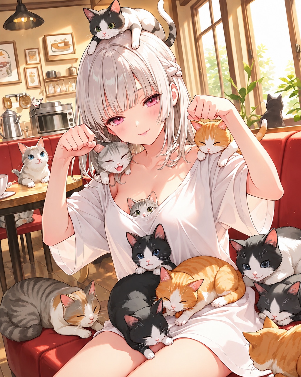 挟まる