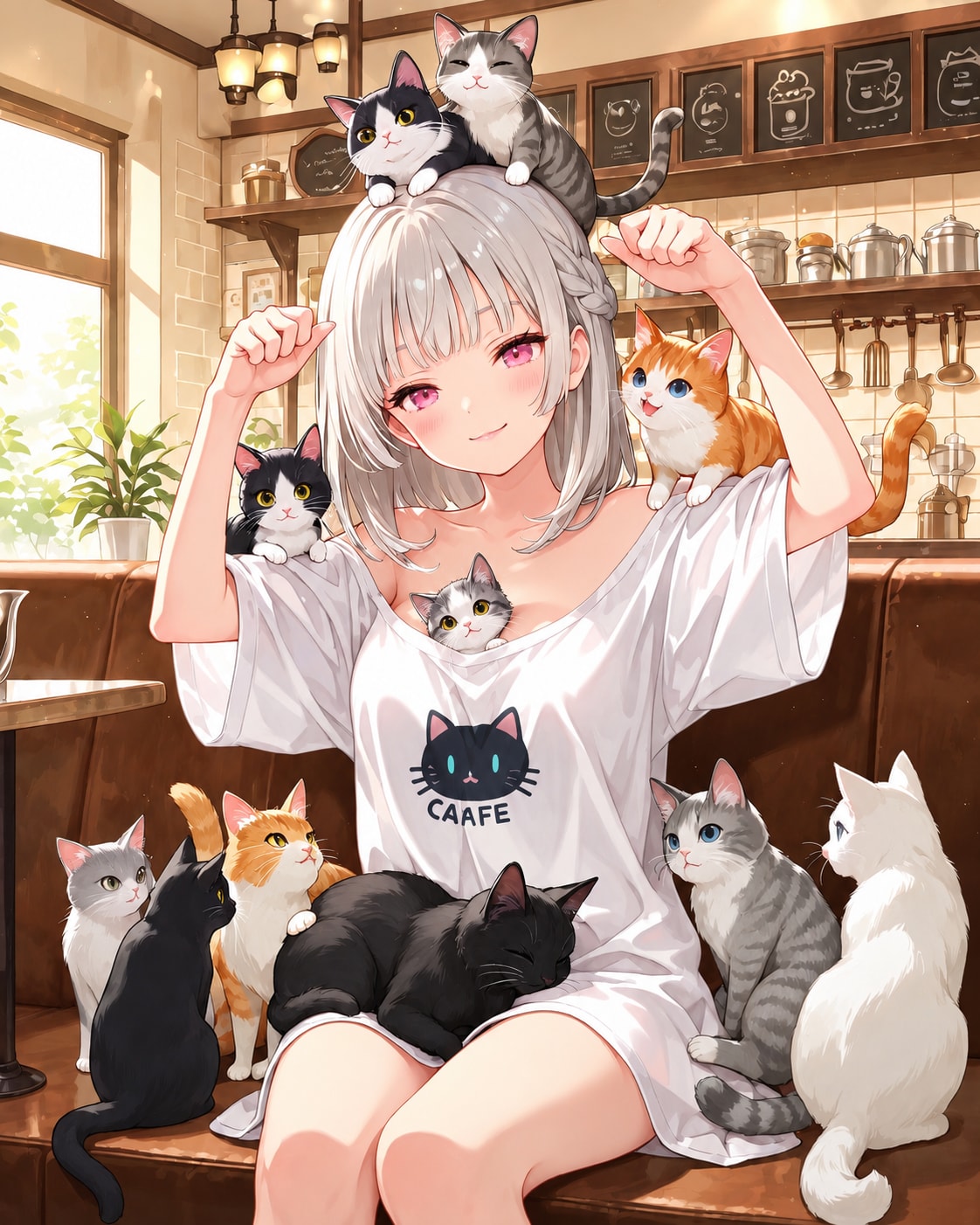 挟まる
