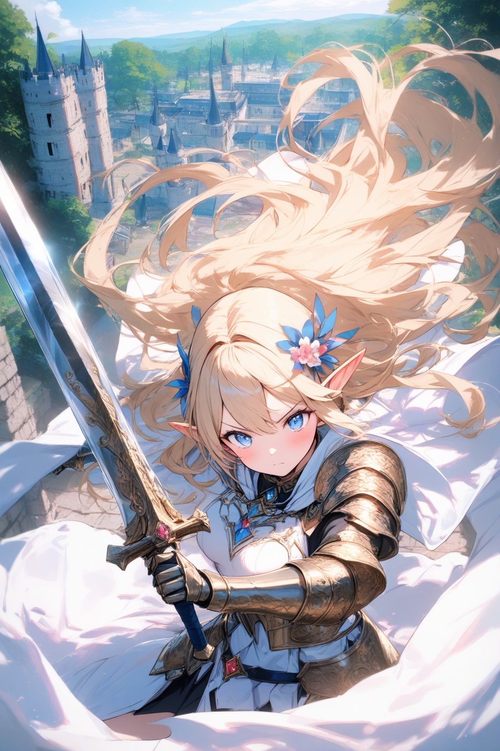 騎士エルフさん