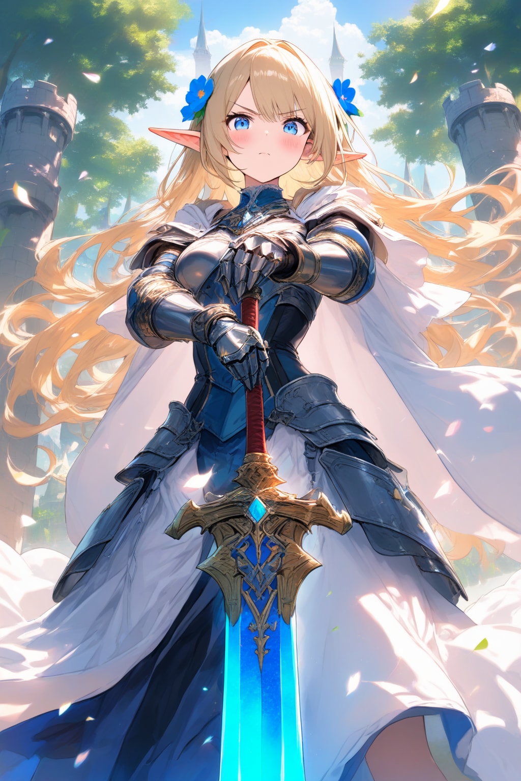 騎士エルフさん