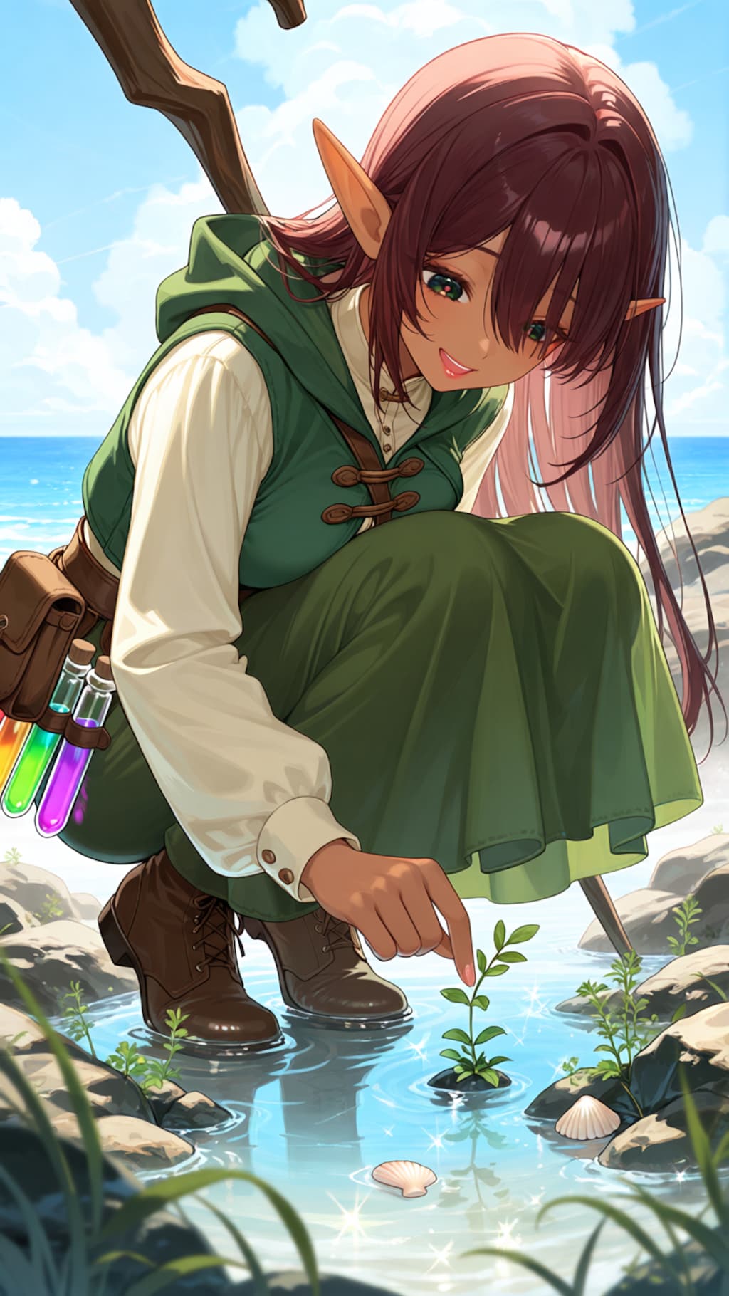 潮だまりの薬草