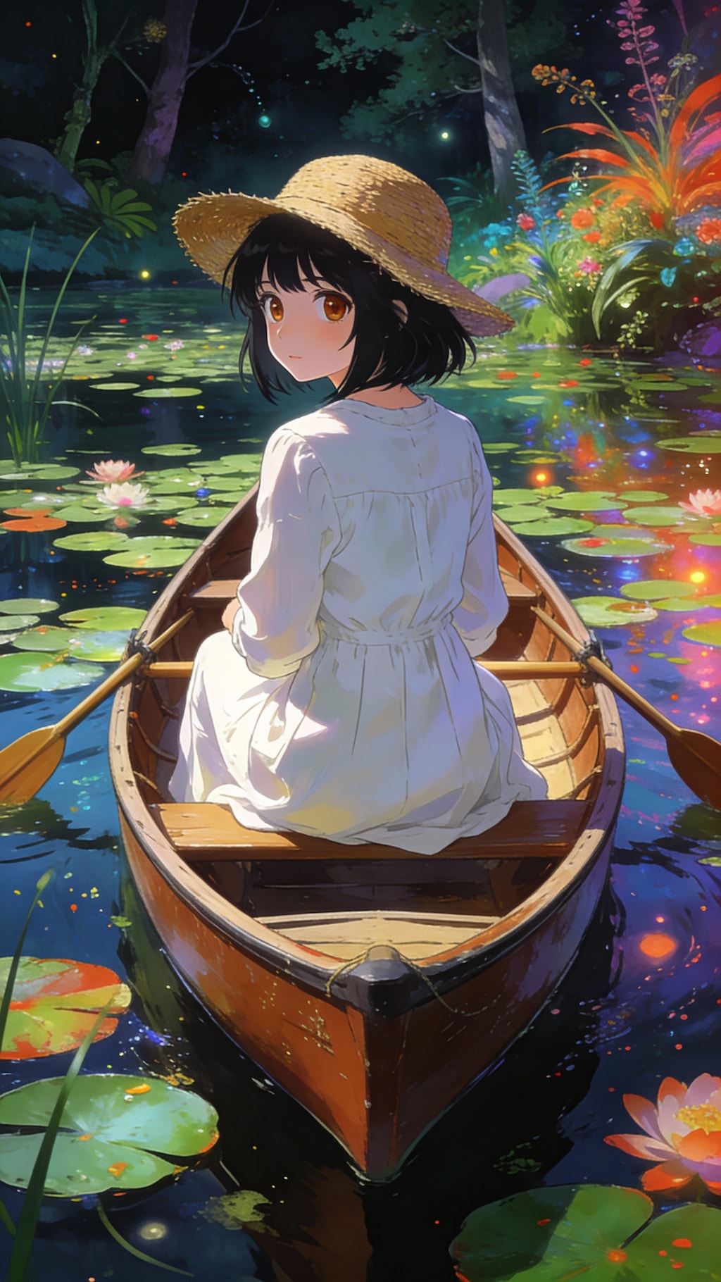 カヌーの少女(Seedream4.5)(2)