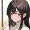 セーターの女の子 2枚目